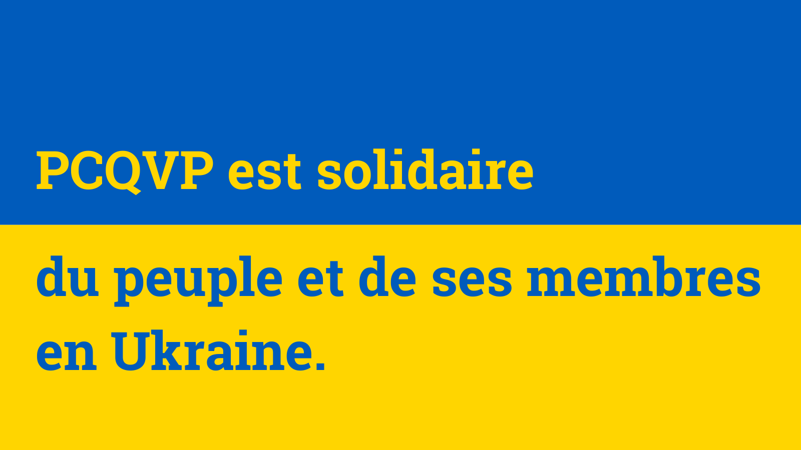 Pcqvp Exprime Son Soutien Indefectible Au Peuple Et A Ses Membres En Ukraine Publish What You Pay